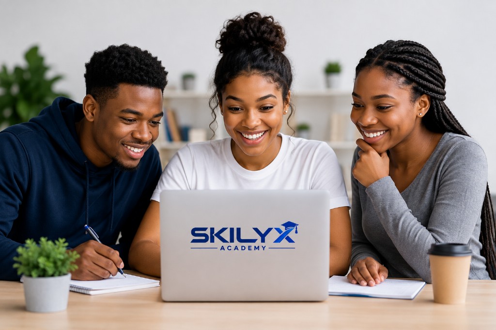 SKILYX Academy learners collaborating